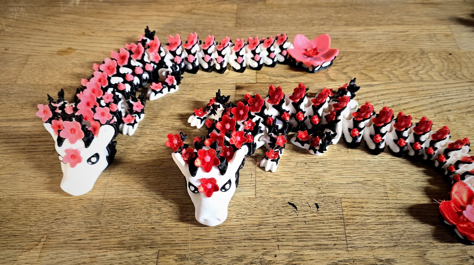 Articulated Cherry Blossom Dragon