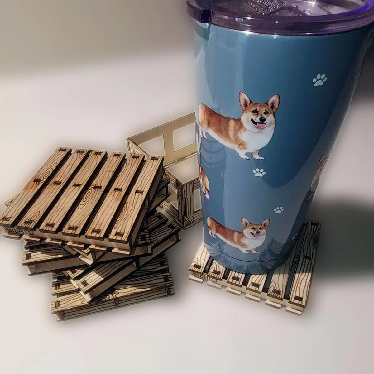 Mini Pallet Coasters (6)