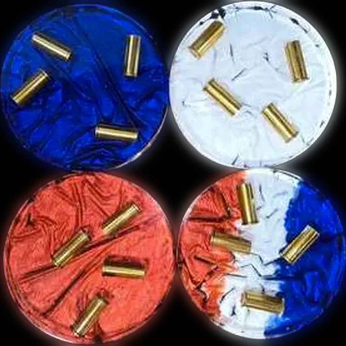 Shell Casing Coasters (4)